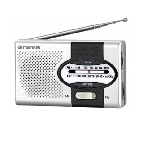 Prenosné rádio ORAVA T-103